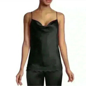 Elie Tahari "Jerri Cami" Black Silk Camisole With Lace Trim XS New With Tags!